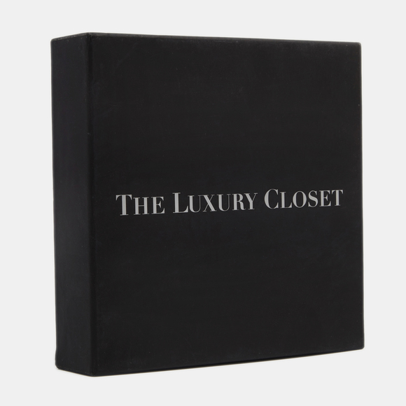 CHANEL Logo Crystal Silver Tone Necklace - Picture 7 of 7